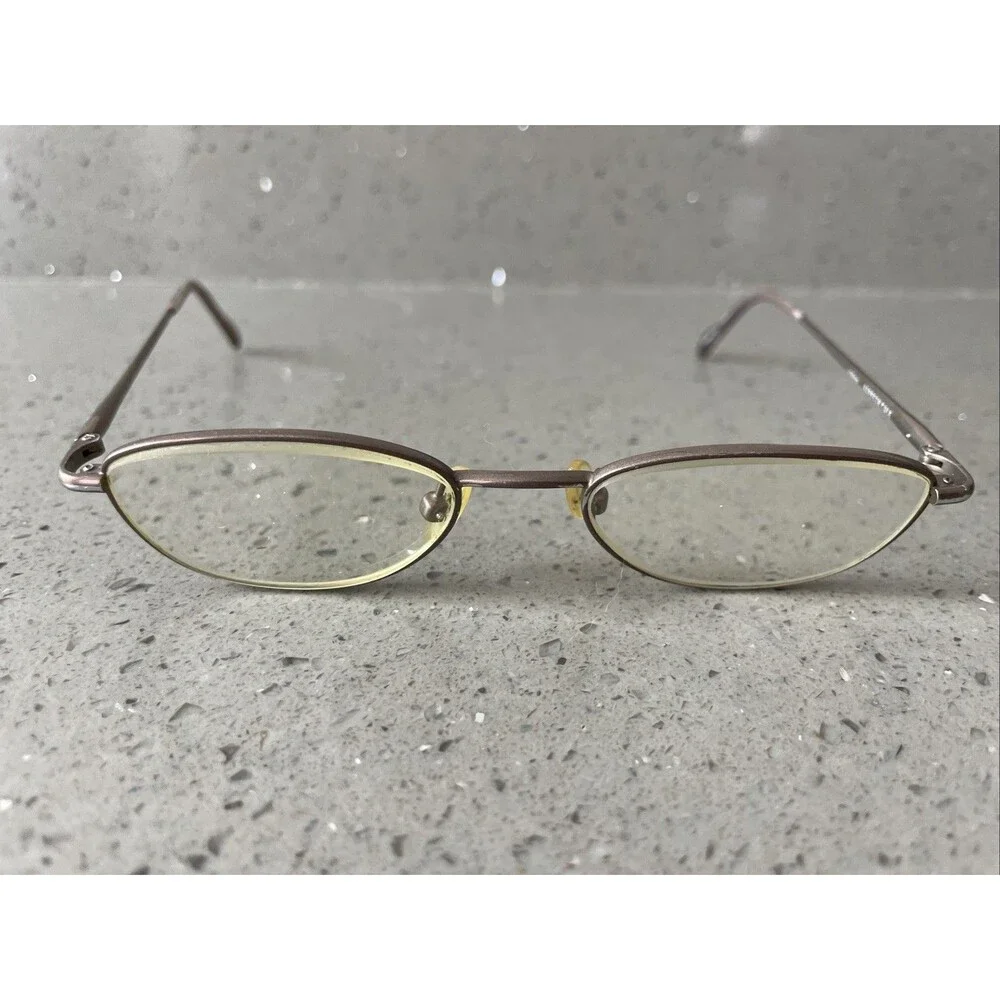 Kenneth Cole 47-17-130 Mercedes Bends Eyeglasses Frames ONLY brown metal full